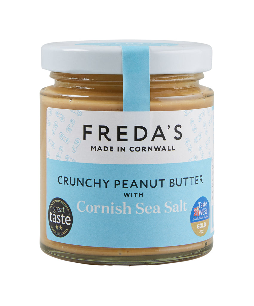 Freda’s Peanut Butter with Cornish Sea Salt, 180g
