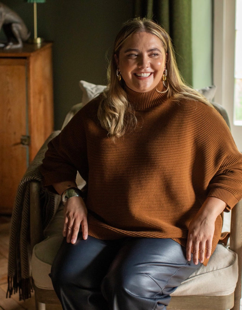 Chalk Vicki Jumper - Tobacco