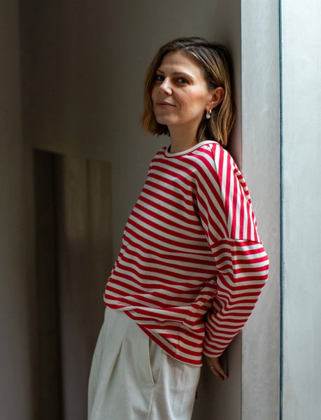 Chalk Rebecca Stripe Top