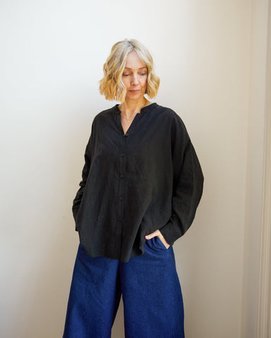 Chalk Hettie Shirt - Black