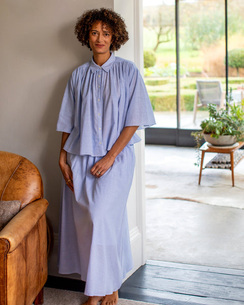 Chalk Stacey Blouse - Blue Stripe