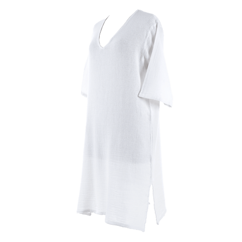Tilos V Neck Tunic Kaftan