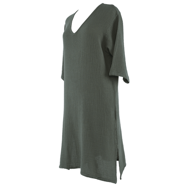 Tilos V Neck Tunic Kaftan