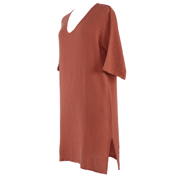 Tilos V Neck Tunic Kaftan