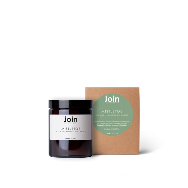 Mistletoe | Join Luxury Soy Wax + Essential Oil  Candle