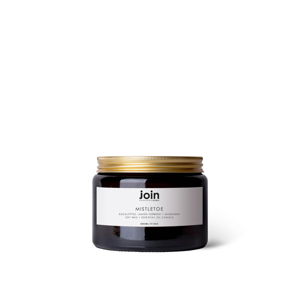 Mistletoe | Join Luxury Soy Wax + Essential Oil  Candle