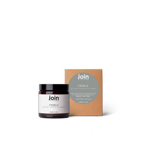 Pebble - Join Luxury Scented Soy Wax + Essential Oil Candle
